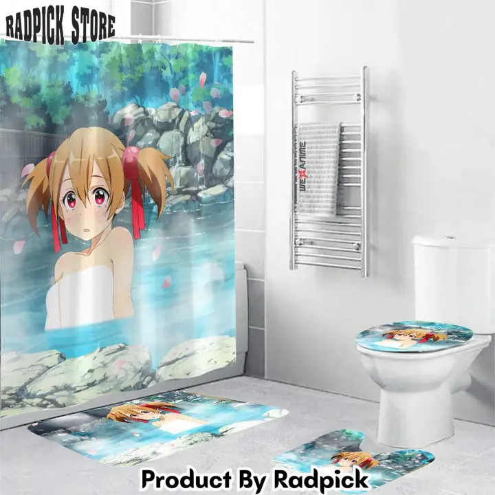 Sword art online girls hot spring keiko ayano silica combo bathroom set   rp0206963